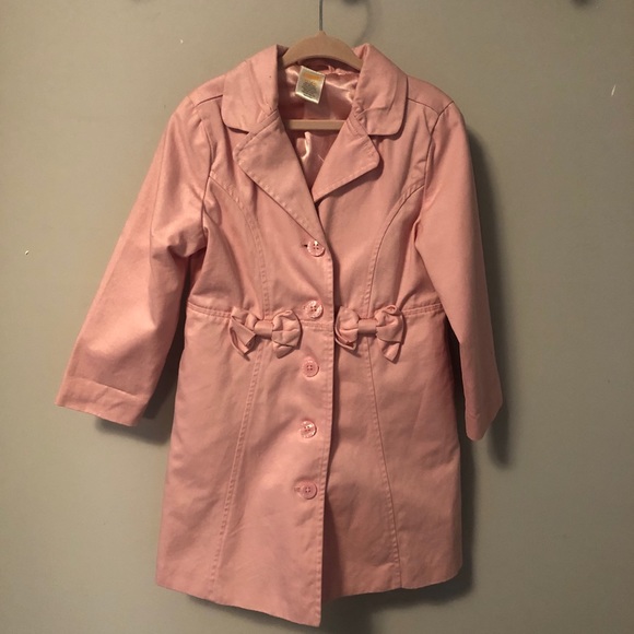 Gymboree pink little girls pea coat - Picture 3 of 6